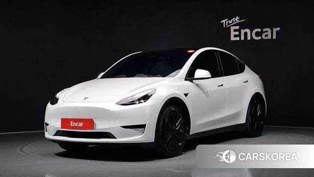 Tesla Model Y 2023 Белый из Кореи