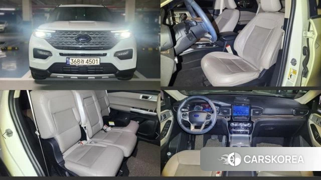 Ford Explorer 6th Generation 2021 Белый из Кореи