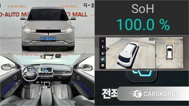 Hyundai Ionic 5 2022 Серый из Кореи