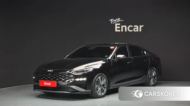 Kia K8 Hybrid 2021 Черный из Кореи