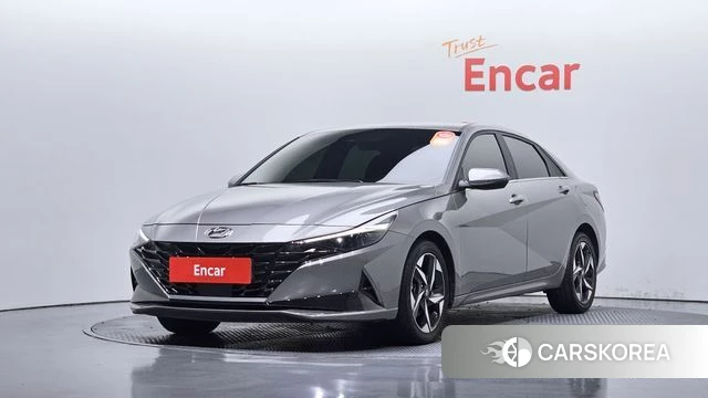 Hyundai Avante (CN7) 2020 Серебристо-серый из Кореи