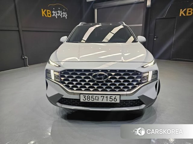 Hyundai The New Santa Fe 2023 Белый из Кореи