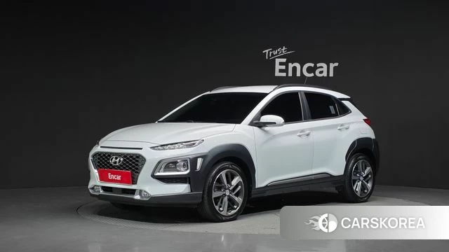 Hyundai Kona 2018 Белый из Кореи