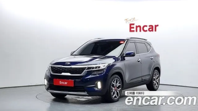 Kia Seltos 2019 Синий из Кореи