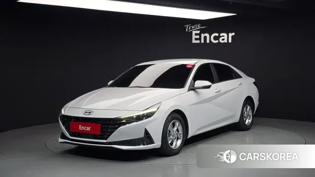 Hyundai Avante (CN7) 2021 Белый из Кореи
