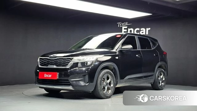 Kia Seltos 2019 Черный из Кореи