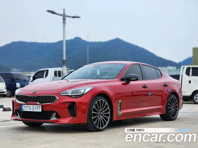 Kia Stinger 2018 Красный из Кореи