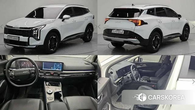 Kia The New Sportage 5th Generation Hybrid 2025 Белый из Кореи