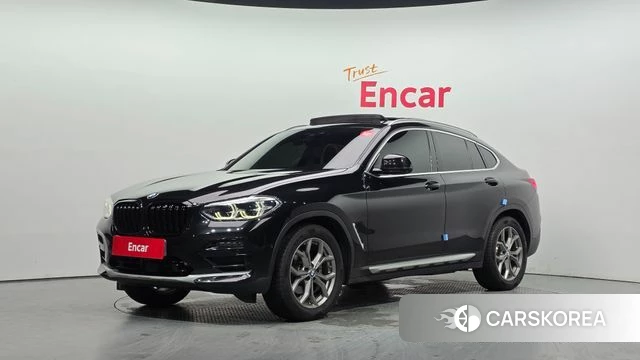 BMW X4 (G02) 2021 Черный из Кореи