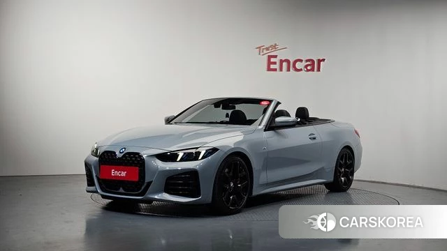 BMW 4 Series (G22) 2024 Серебристо-серый из Кореи