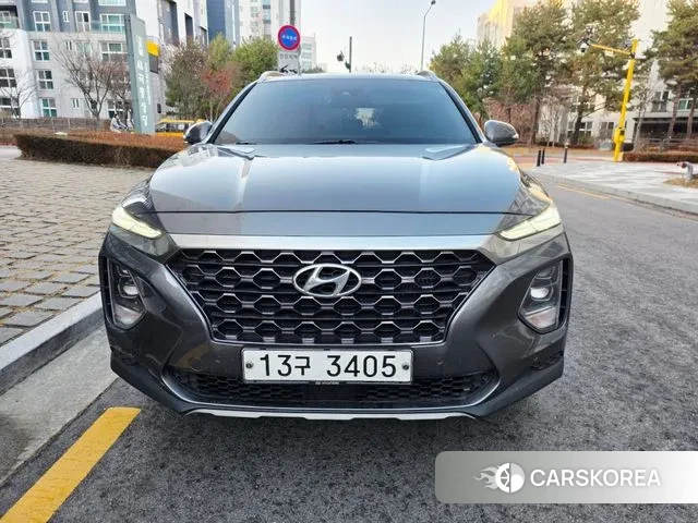 Hyundai Santa Fe TM 2018 Серый из Кореи