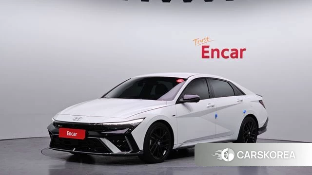 Hyundai The New Avante (CN7) 2024 Белый из Кореи