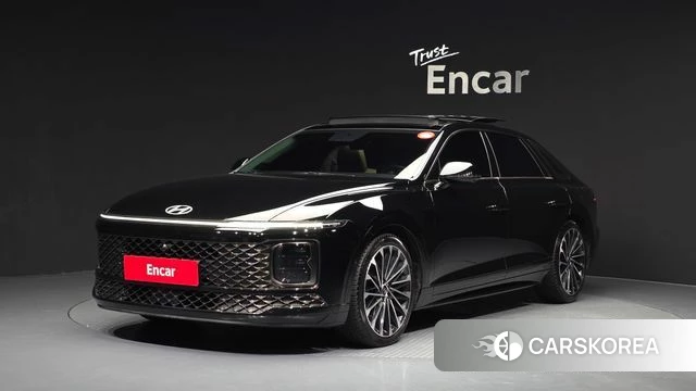 Hyundai Grandeur Hybrid (GN7) 2023 Черный из Кореи