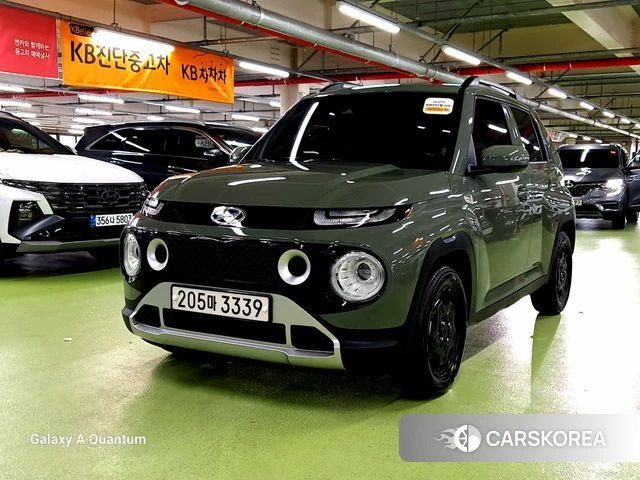 Hyundai Casper 2023 Светло-зеленый из Кореи