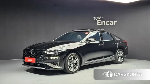 Kia K8 Hybrid 2021 Черный из Кореи