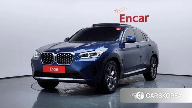 BMW X4 (G02) 2022 Синий из Кореи