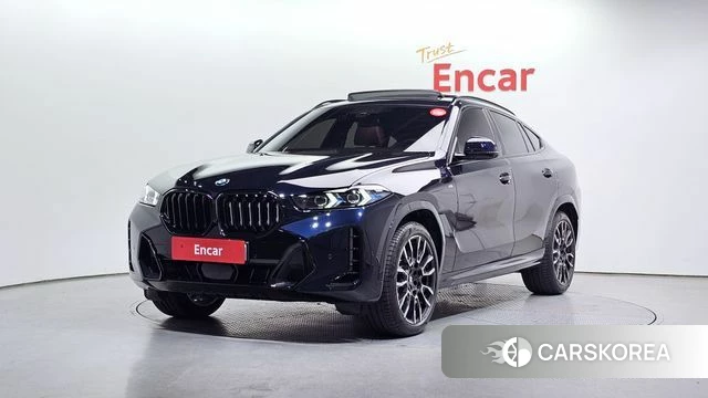 BMW X6 (G06) 2025 Черный из Кореи