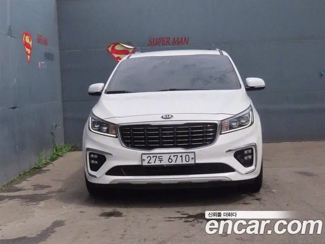 Kia The New Carnival 2019 Белый из Кореи