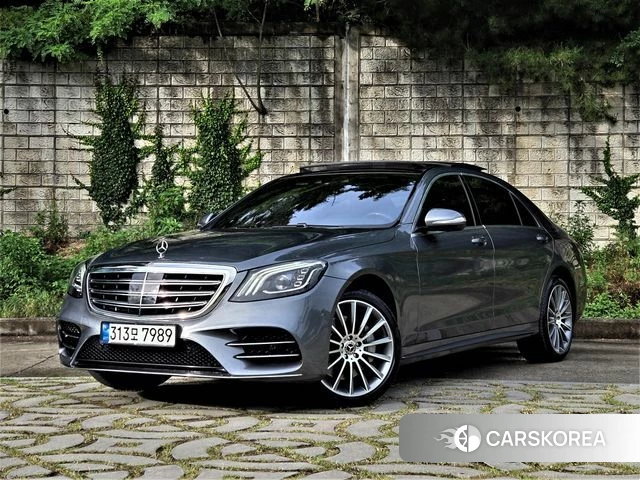 Mercedes-Benz S-Class W222 2018 Серебристо-серый из Кореи