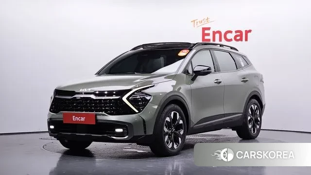 Kia Sportage 5th Generation 2022 Зеленый из Кореи