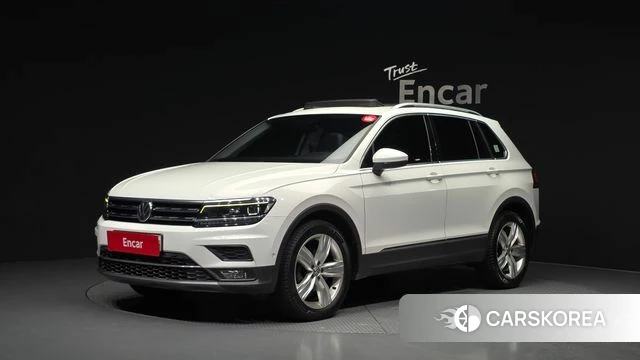 Volkswagen Tiguan second Generation 2020 Белый из Кореи