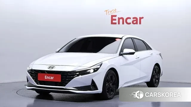 Hyundai Avante (CN7) 2022 Белый из Кореи