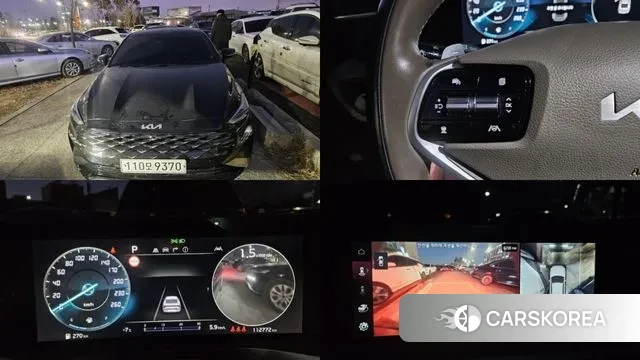 Kia K8 2022 Черный из Кореи