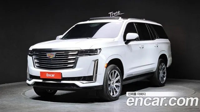 Cadillac Escalade 5th Generation 2021 Белый из Кореи