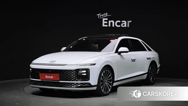 Hyundai Grandeur Hybrid (GN7) 2023 Белый из Кореи