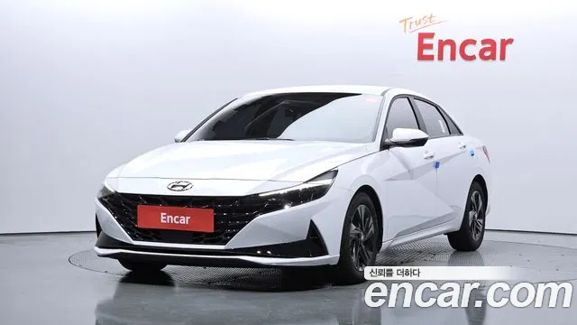 Hyundai Avante (CN7) 2022 Белый из Кореи