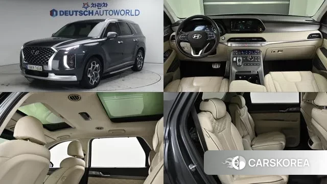 Hyundai Palisade 2021 Серый из Кореи