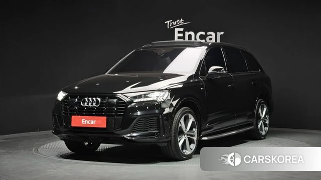 Audi Q7 (4M) 2022 Черный из Кореи