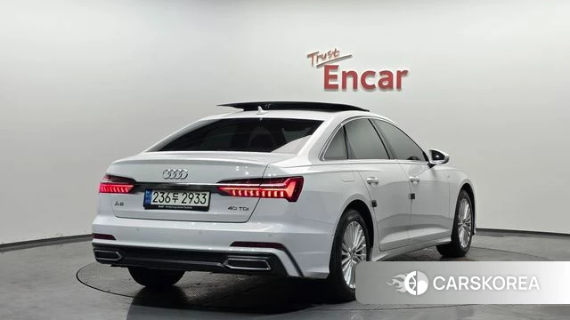 Audi A6 (C8) 2020 Белый из Кореи