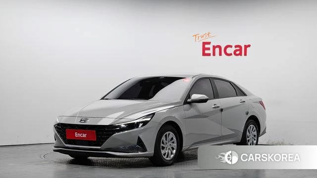 Hyundai Avante (CN7) 2021 Серебристо-серый из Кореи