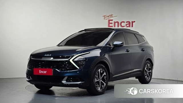 Kia Sportage 5th Generation Hybrid 2021 Синий из Кореи