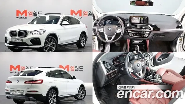 BMW X4 (G02) 2020 Белый из Кореи