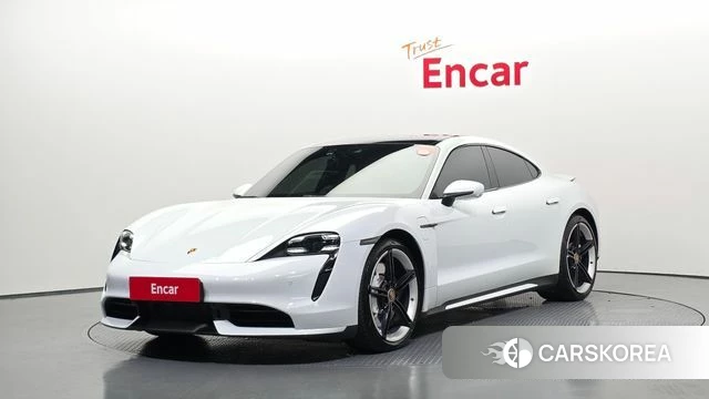 Porsche Taycan 2021 Белый из Кореи