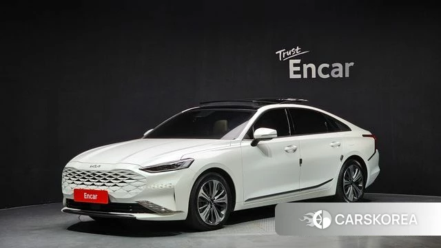 Kia K8 Hybrid 2022 Белый из Кореи