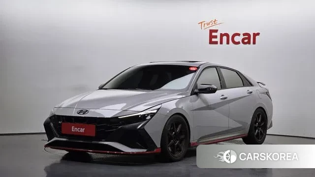 Hyundai Avante (CN7) 2021 Серебристо-серый из Кореи