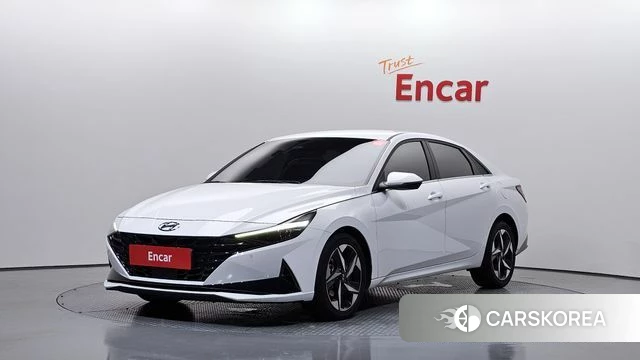 Hyundai Avante (CN7) 2021 Белый из Кореи