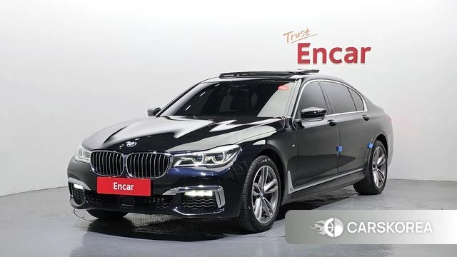 BMW 7 Series (G11) 2018 Синий из Кореи