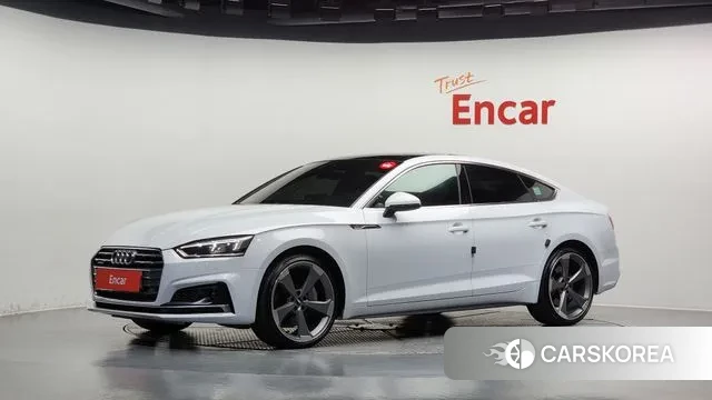 Audi A5 (F5) 2019 Белый из Кореи