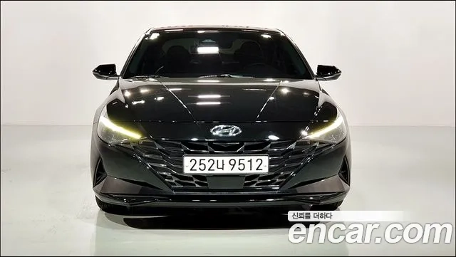Hyundai Avante (CN7) 2021 Черный из Кореи