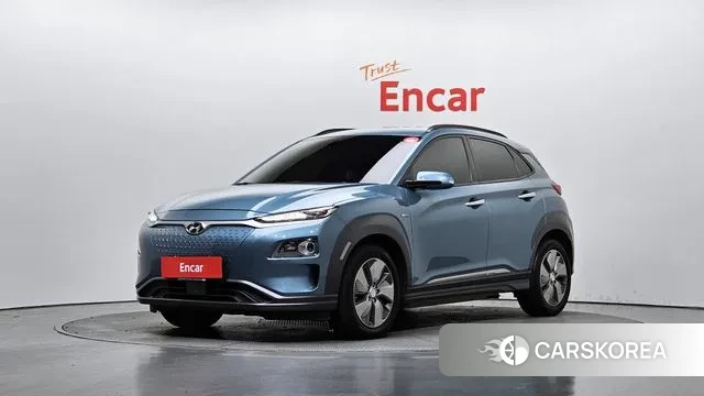 Hyundai Kona Electric 2019 Синий нефрит из Кореи