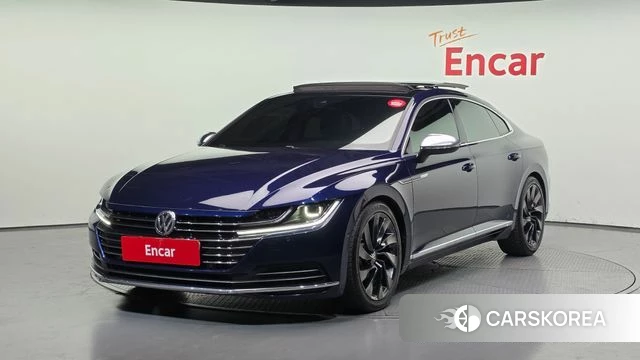 Volkswagen Arteon 2019 Синий из Кореи