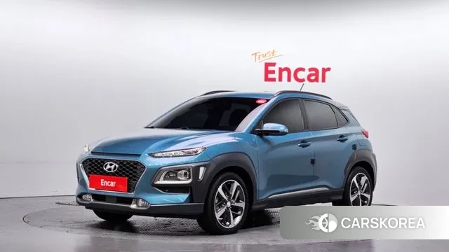 Hyundai Kona 2018 Синий нефрит из Кореи