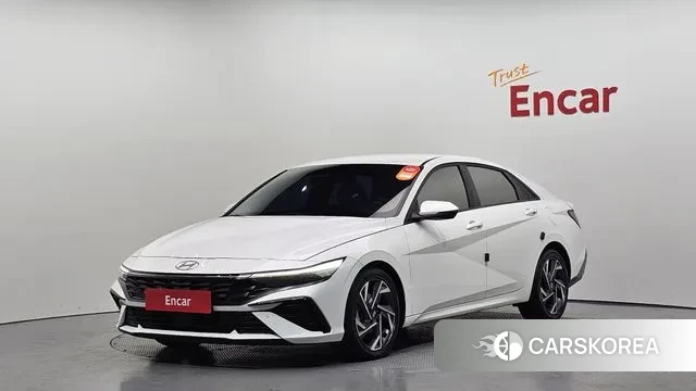 Hyundai The New Avante (CN7) 2023 Белый из Кореи