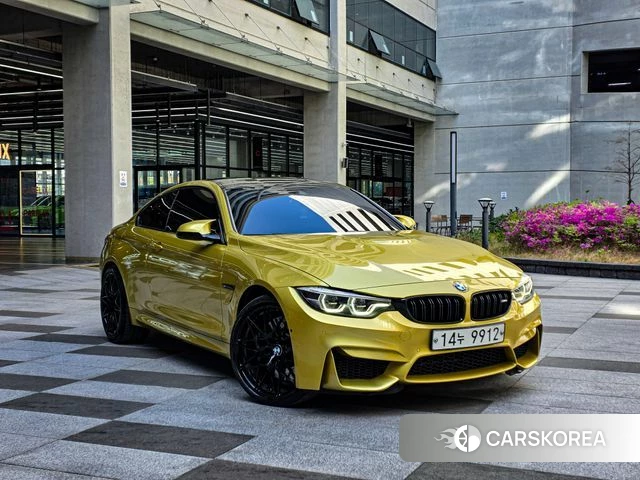 BMW M4 (F82) 2018 Желтый из Кореи