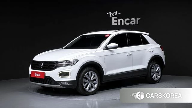 Volkswagen T-Roc 2021 Белый из Кореи