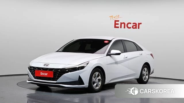 Hyundai Avante (CN7) 2022 Белый из Кореи